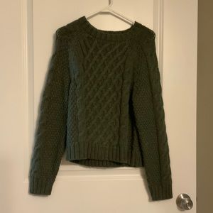 American Eagle Women’s Sweater Size Medium Color Green Comfortable